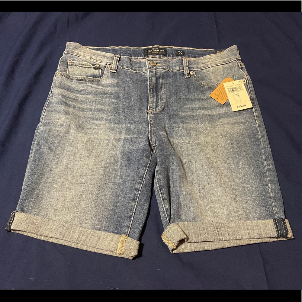Light Wash Bermuda Shorts